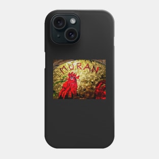 Red and Gold Mosaic Cockerel Phone Case