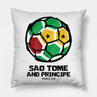 Sao Tome and Principe Football Country Flag Pillow