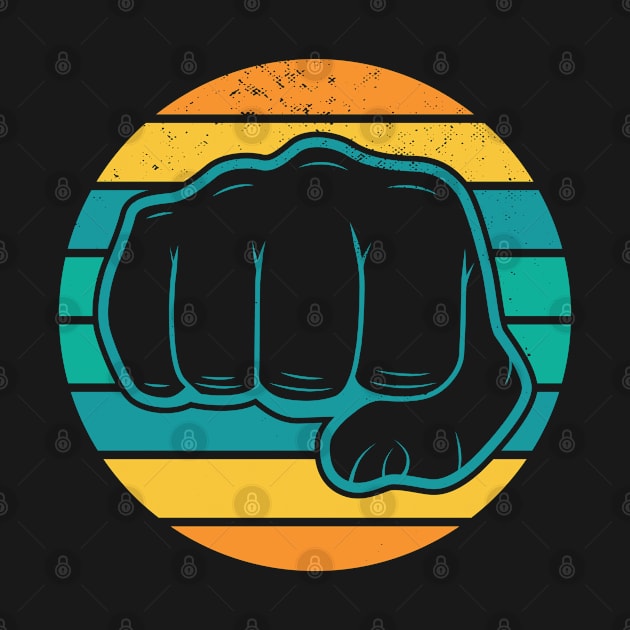 Retro Fist Vintage Graphics by Printroof