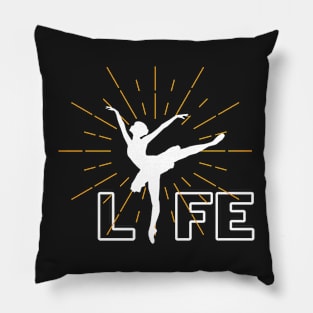 Dancer, Inspiration and Art Pillow