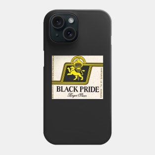 1960s Black Pride Lager Beer - A Beer as Proud As Its People Phone Case