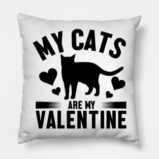 Valentine cats Pillow