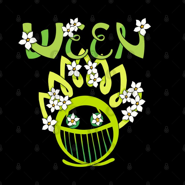 Green Ween Flower Boognish by brooklynmpls