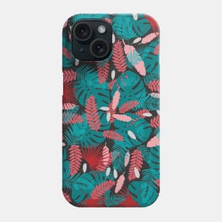 Tropical forest summer pattern Phone Case