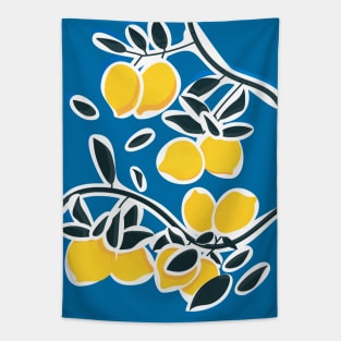 Lemon Tree Branches I Tapestry