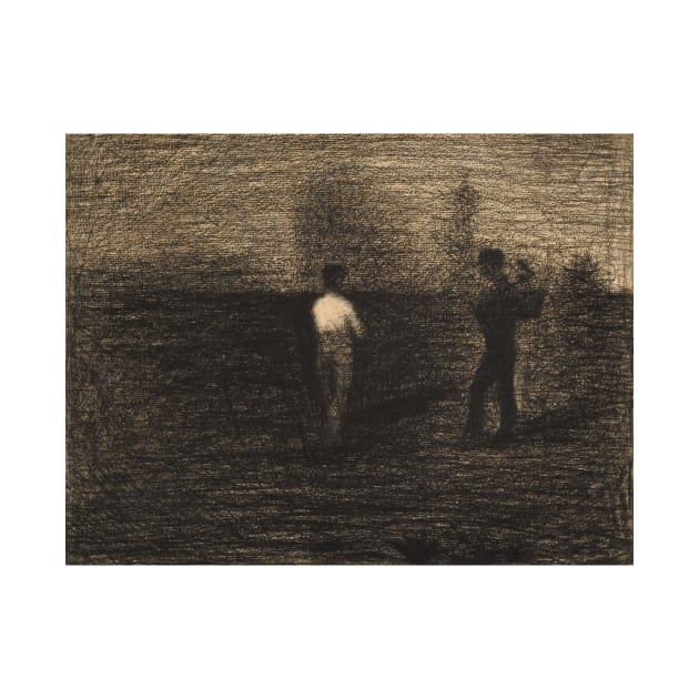 Peasants by Georges-Pierre Seurat by Classic Art Stall