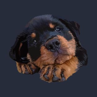 Cute Rottweiler Puppy T-Shirt