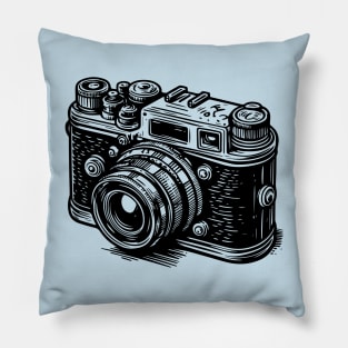 Retro Camera Pillow