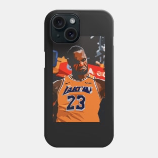 Lebron James Moments Geometric Art Phone Case