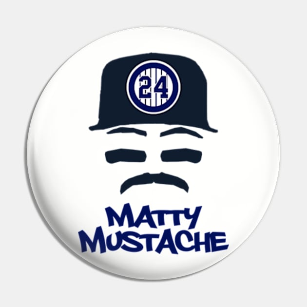 Matty Mustache Pin by Gamers Gear