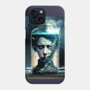 Boy in a Jar with a Pickled Face No. 1 Phone Case