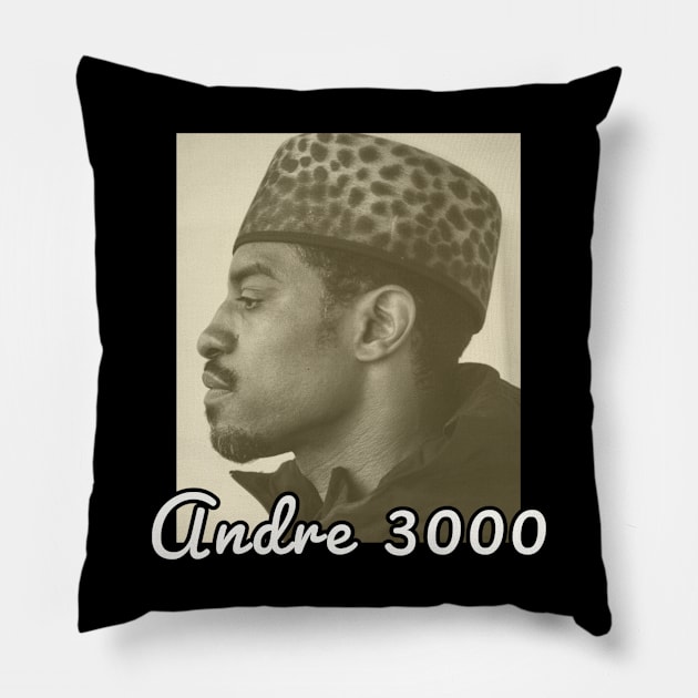 Andre 3000 \ 1975 Pillow by DirtyChais