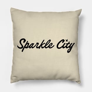 Sparkle City - Midland, Michigan - Design 5 of 5 Pillow