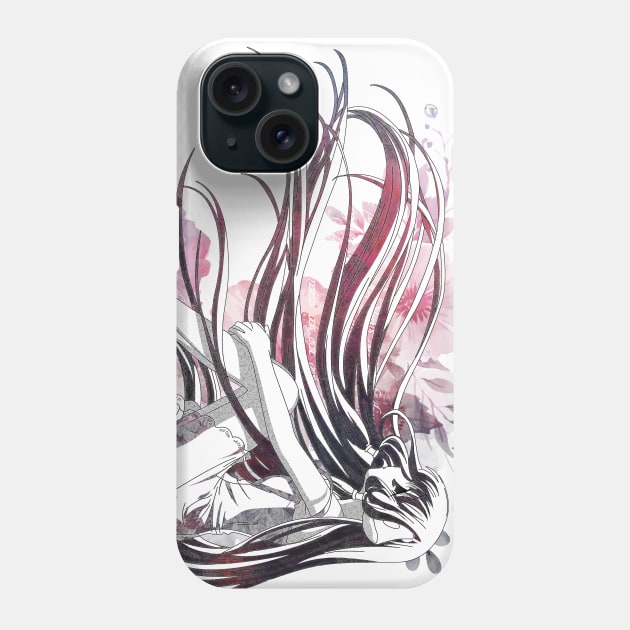 Persocom Garden at sunset Phone Case by stingi