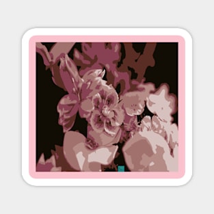 Flowers in Pink Magnet