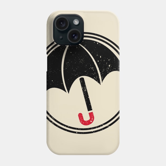 Umbrella Academy Logo Distressed Phone Case by Bevatron