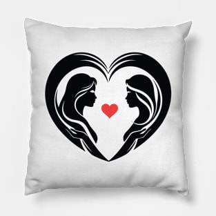 Love Grows Wild - Lesbian Love Spark Pillow