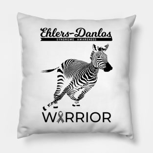 Ehlers Danlos Warrior Zebra Pillow