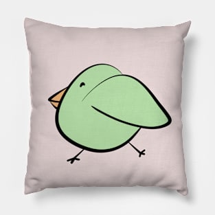 Cartoon Bird - Happy Running Pillow