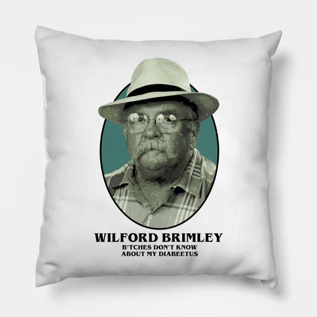 Wilford Brimley Pillow by OliverIsis33