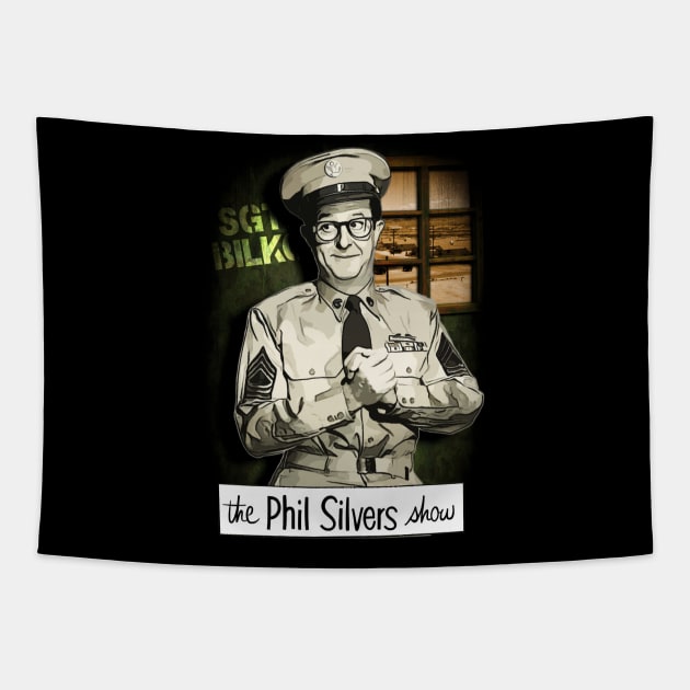 Phil Silvers - Sgt. Bilko Design Tapestry by HellwoodOutfitters