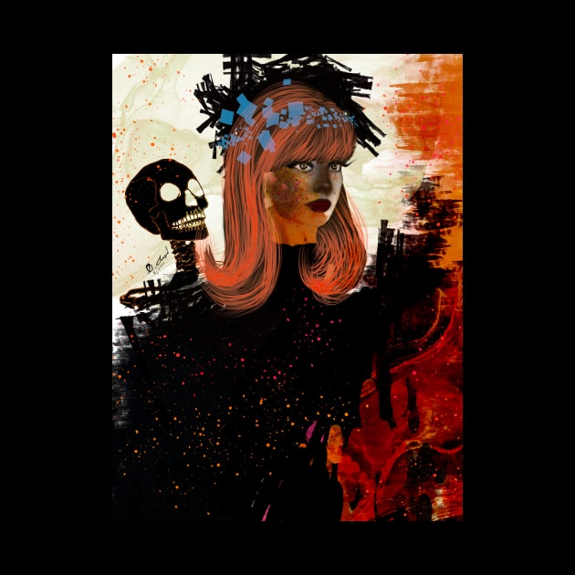 Abstract lady portrait by Colormyline by Denis Senyol