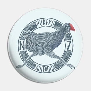 Pukeko NZ BIRD Pin