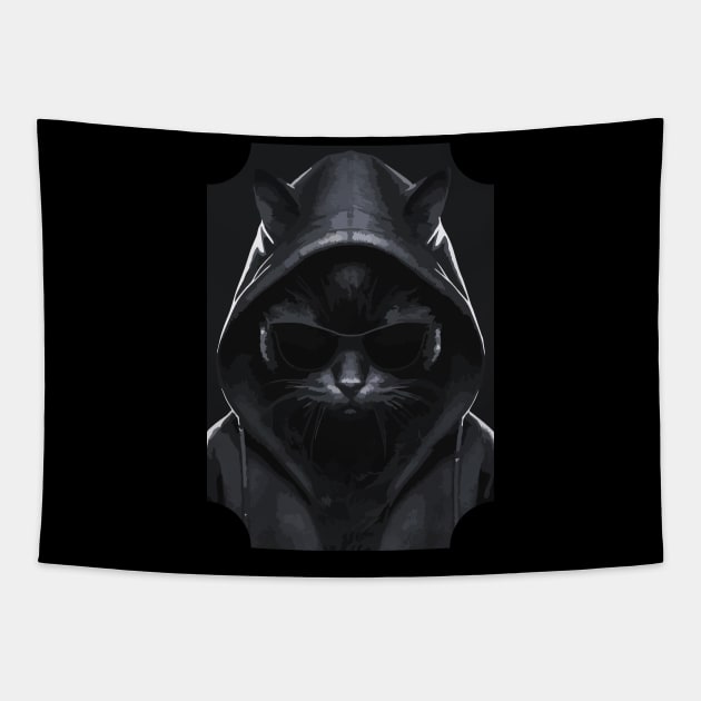 Cat Face Tapestry by AdiDsgn