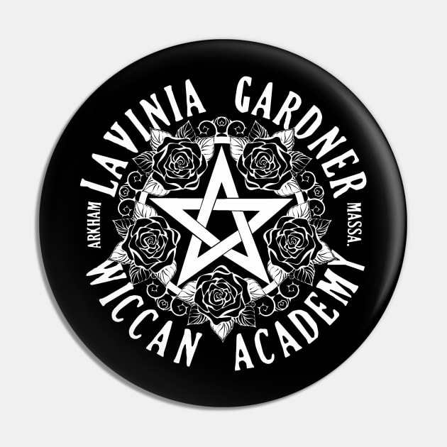 Lavinia Gardner Wiccan Academy Pin by MindsparkCreative