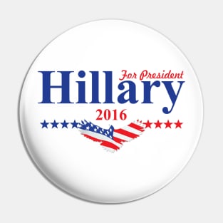 Hillary Clinton For President Pin