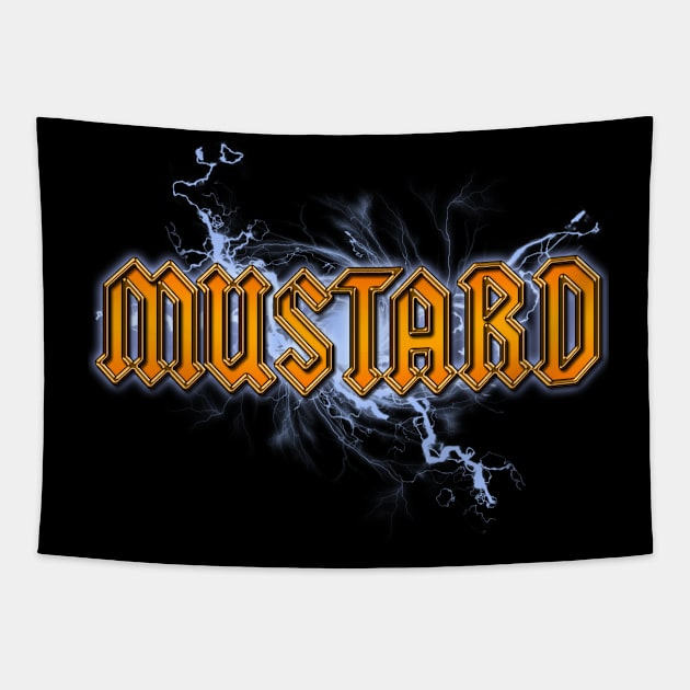 Hard Rock Mustard Tapestry by Eggy's Blackberry Way