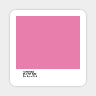 pantone 15-2718 TCX Fuchsia Pink Magnet