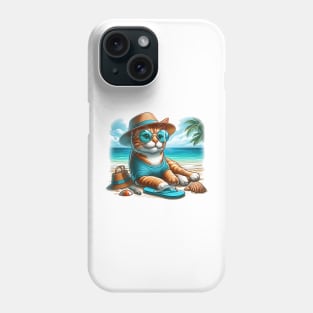 Relaxing cat Phone Case