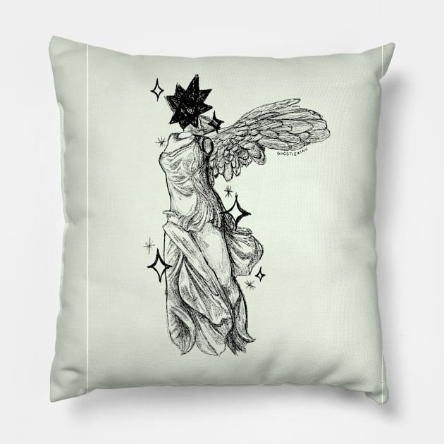 Starry Victory | Black Version Pillow by ghostieking