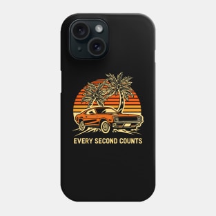 every second counts muscle car Phone Case