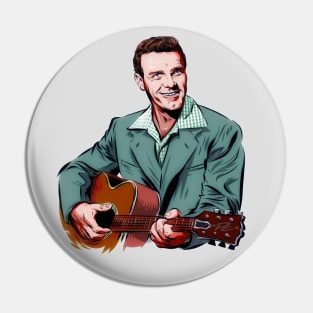 Eddy Arnold - An illustration by Paul Cemmick Pin