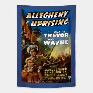 Classic Western Movie Poster - Allegheny Uprising Tapestry