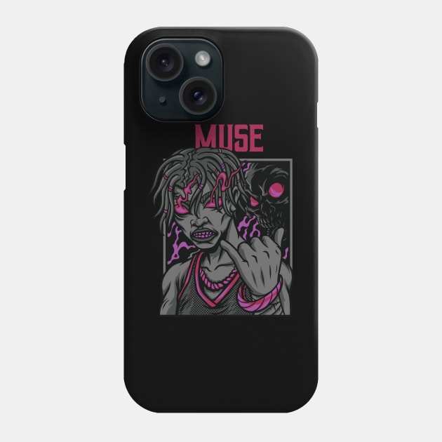 Hypebeast Muse Band Phone Case by Pantat Kering