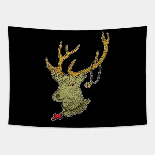 Deer Religion Tapestry