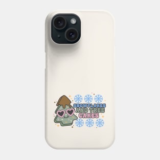 Snowflakes And Tree Cakes Phone Case