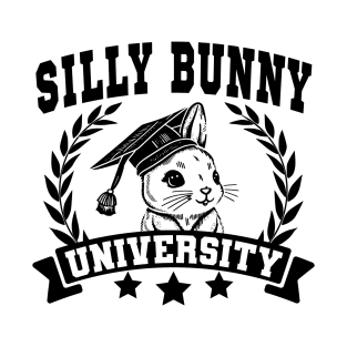 Silly Bunny University Funny Easter Meme T-Shirt