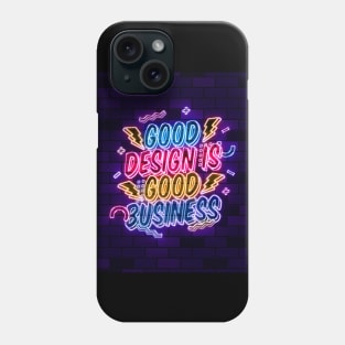 good design is good business Phone Case