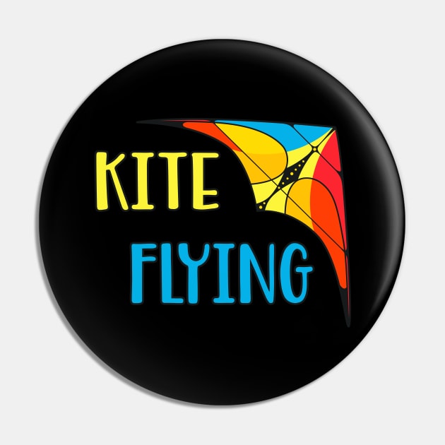 Delta Glider Hang Gliding Stunt Kite Gift Pin by Foxxy Merch
