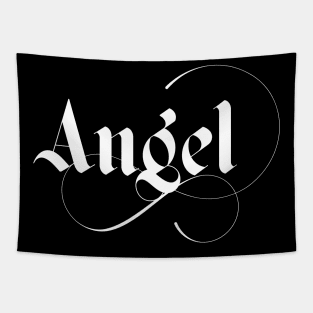 Angel gothic logo Tapestry