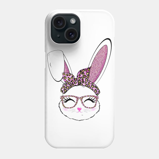 Cute Easter Bunny Face For Women Girls Kids Phone Case by jodesigners