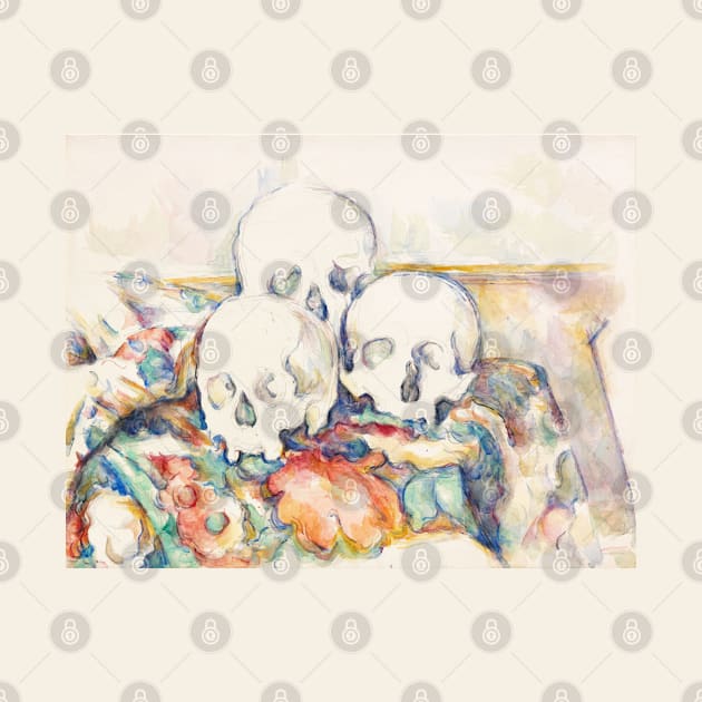 The Three Skulls by Paul Cezanne by MelsPlace