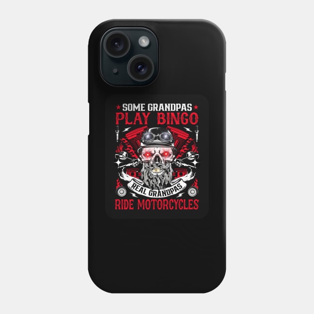 Grandpa Biker Phone Case by Spacetrap