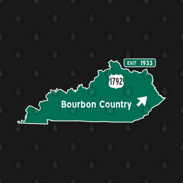 Discover Bourbon Country Exit - Bourbon - T-Shirt