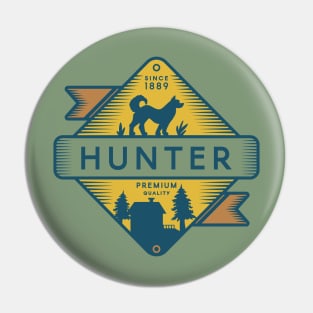 Hiking Hunter Pin