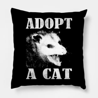 Adopt a cat Pillow